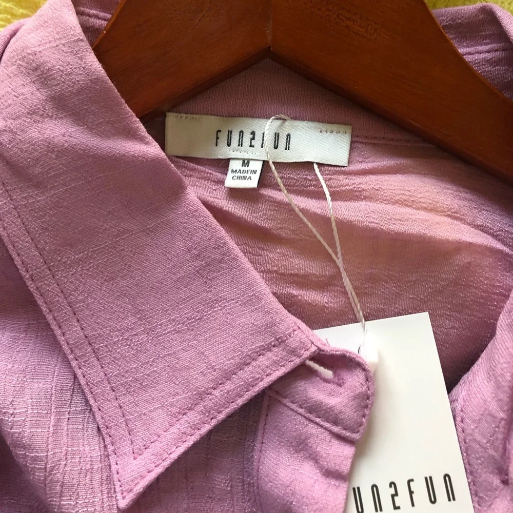 Boxy button down top - Picture 7 of 9